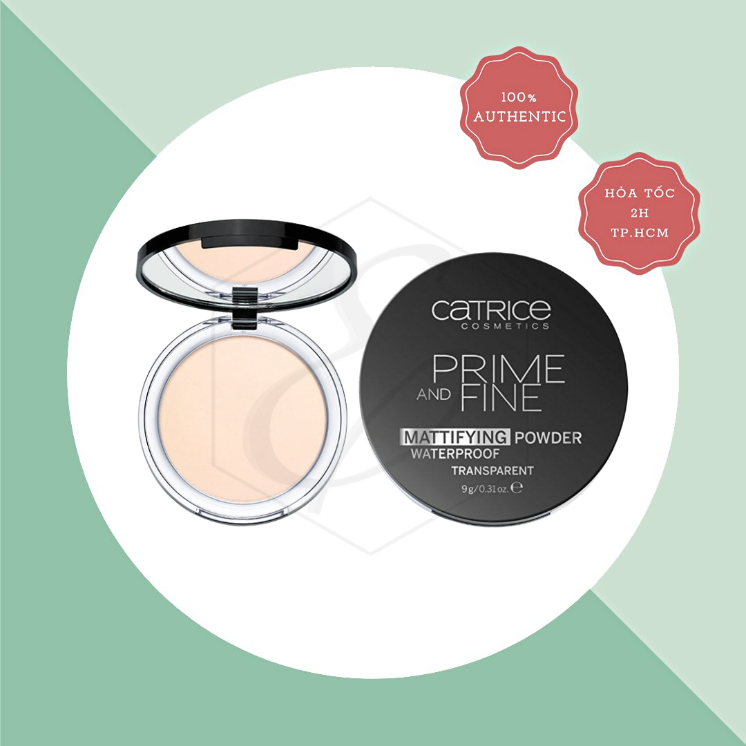 Phấn Phủ Catrice Prime & Fine Mattifying Powder Waterproof